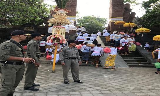 Pengamanan Upacara Melasti