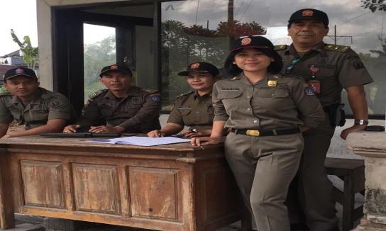 Pengamanan Pelantikan Anggota DPRD Badung periode 2019-2024