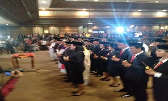 Pengamanan Pelantikan Anggota DPRD Badung periode 2019-2024
