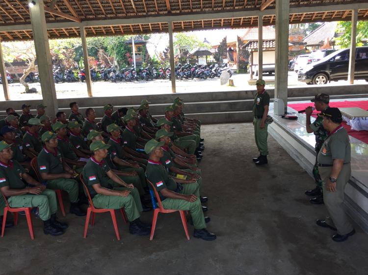 Satuan Polisi Pamong Praja Kab. Badung kembali  melakukan Pelatihan terhadap Satlinmas