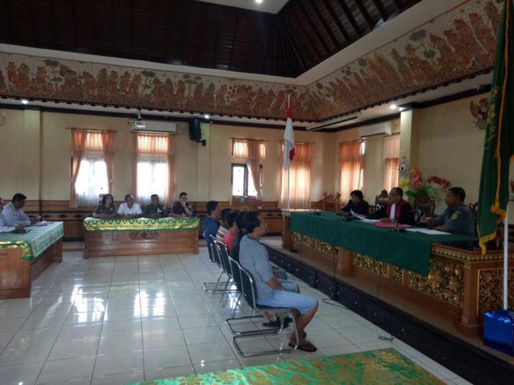 Satuan Polisi Pamong Praja Kabupaten Badung gelar Kegiatan Tindan Pidana Ringan di Kantor Camat Abiansemal