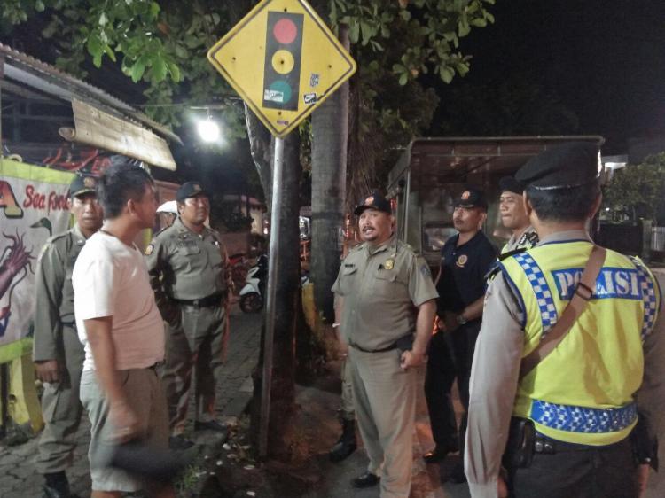 Satun Polisi Pamong Praja Kabupaten Badung gencar lakukan Siste  Patroli Keamanan Terpadu (SIPAMANPADU)